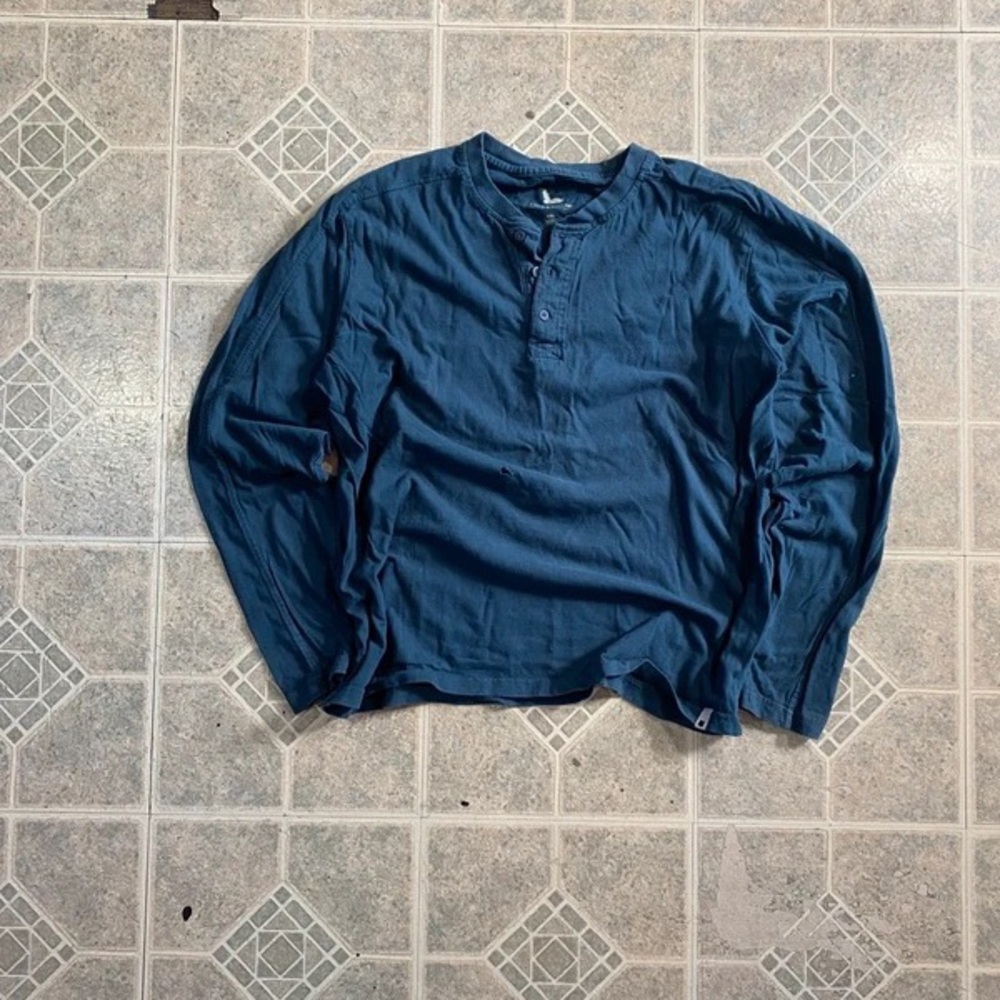 Field & Stream Men's Long Sleeve Henley - Navy Blue